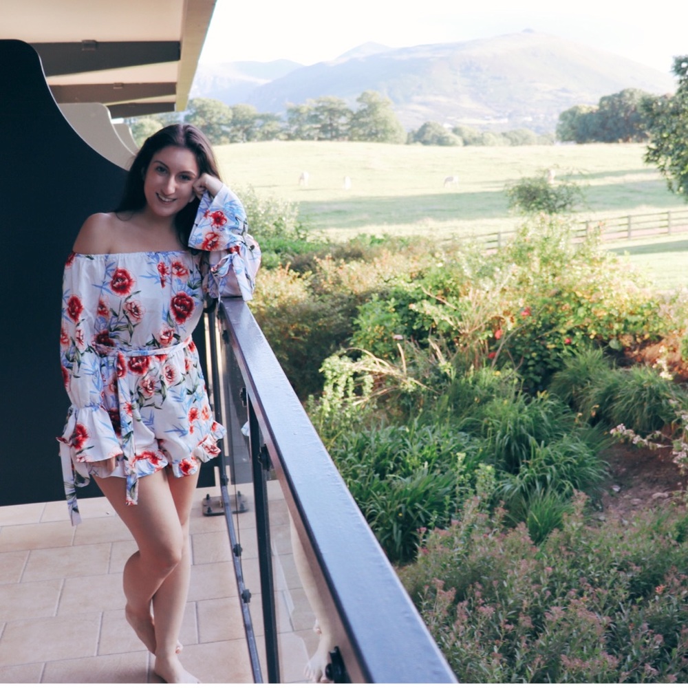 PrettyLittleThing Floral Romper